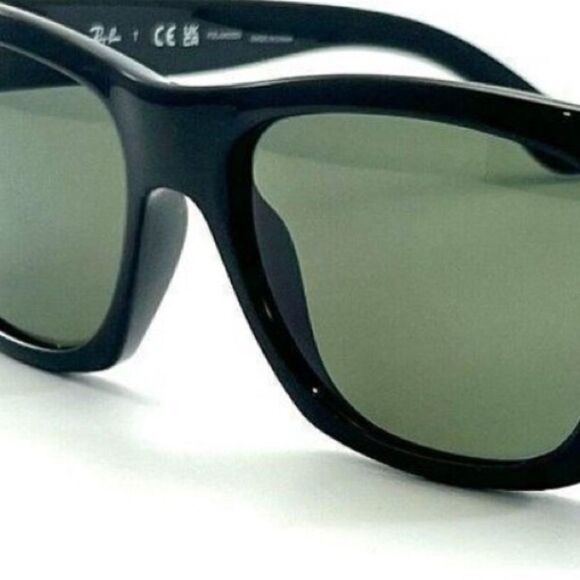 RAY-BAN RB4194 601/9A BLACK AUTHENTIC POLARIZED SUNGLASSES 53-17 140 NWT - Picture 4 of 8